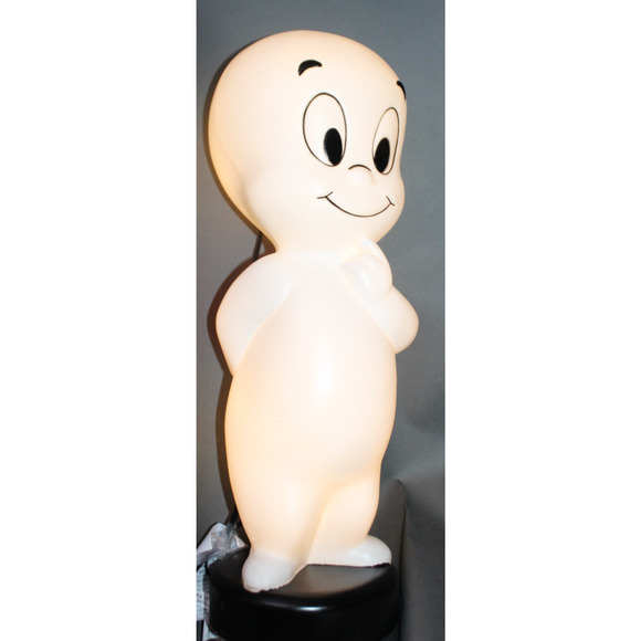 Casper The Friendly Ghost Gemmy Halloween Light Up Blow Mold 24" Decoration - Picture 16 of 16